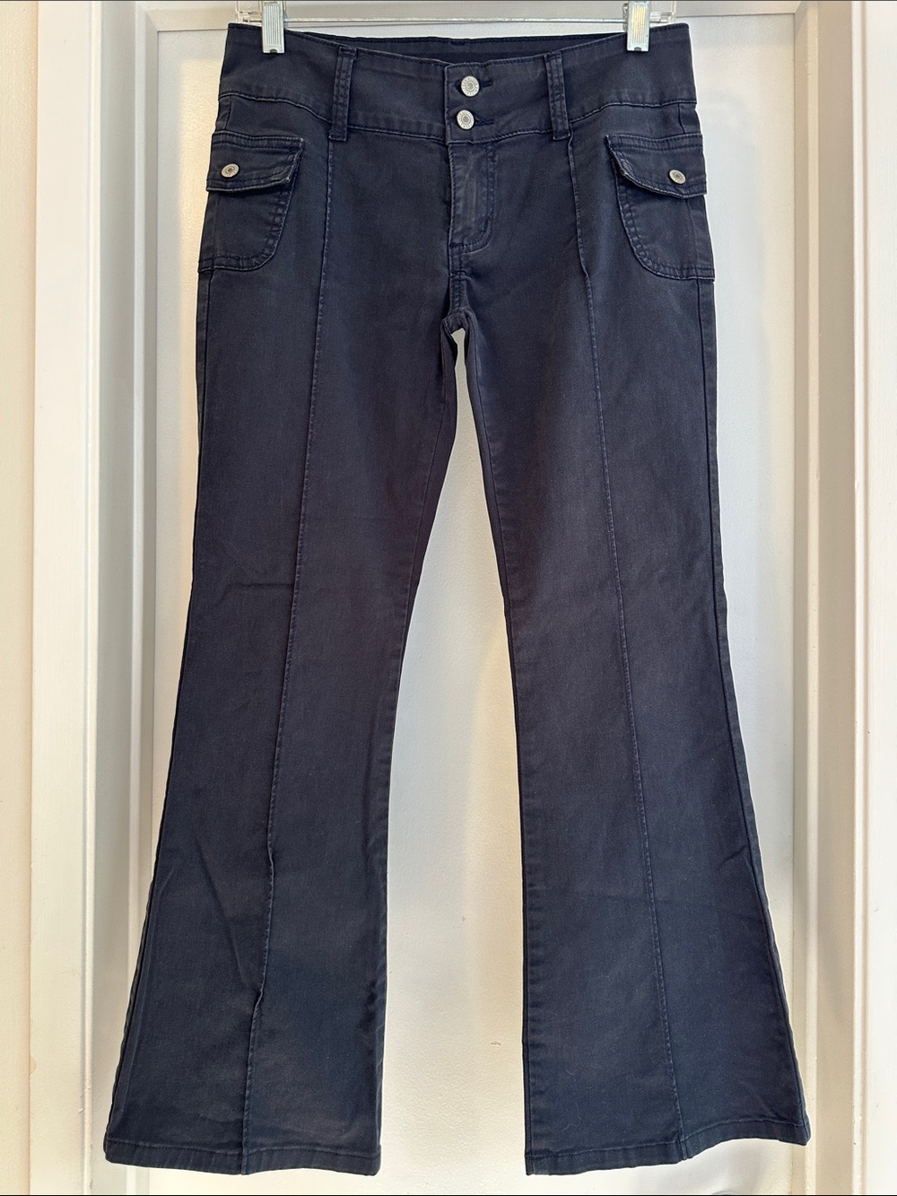 Brandy Melville John Galt Cotton Pants in Navy Size S